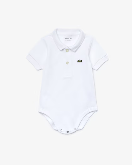 Lacoste Infants' Piqué Onesie Gift Set