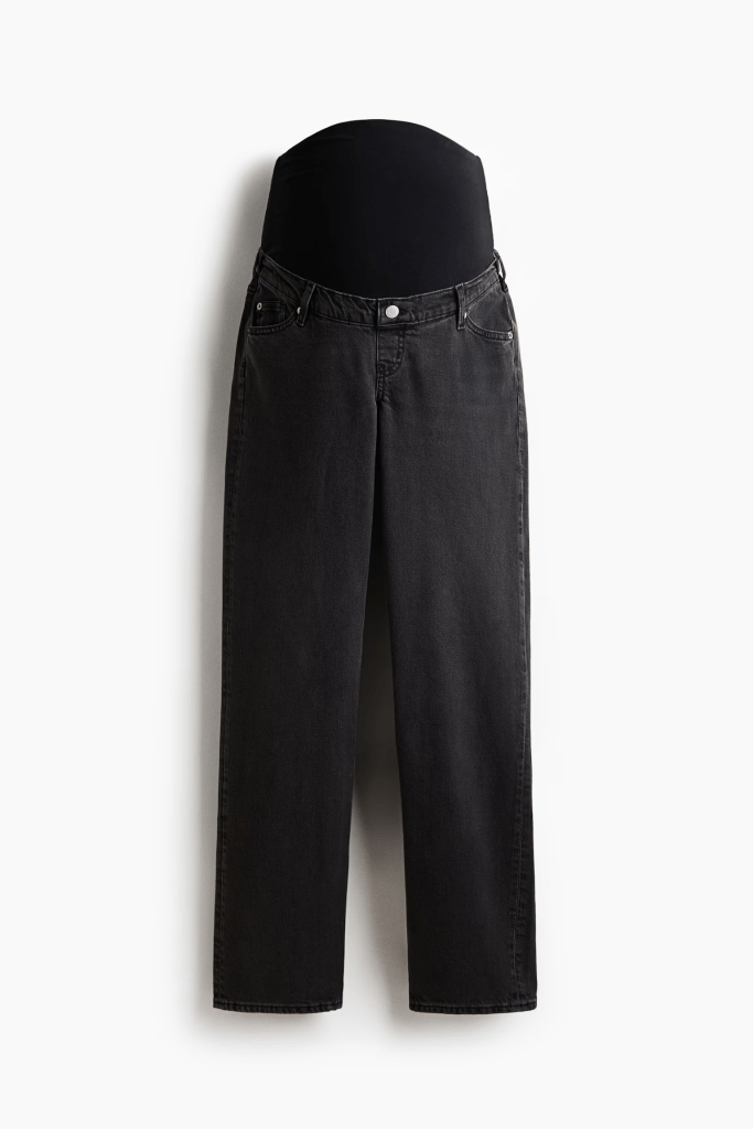 MAMA Straight Jeans in Dark Denim Grey ($54.99)